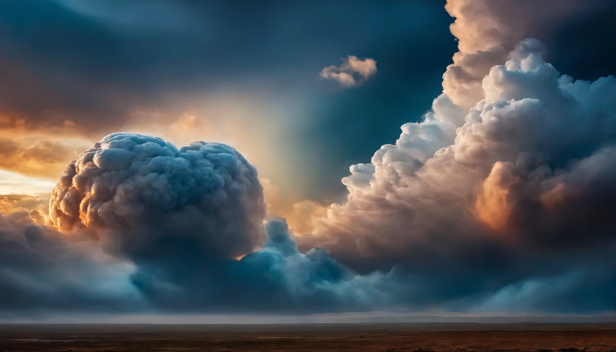 Planetas atingem a Terra,O enorme impacto provocou nuvens monstruosas