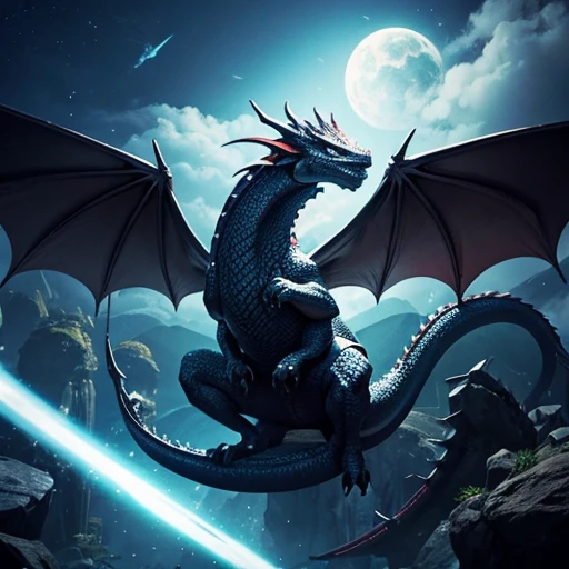 Dragon in liminal space