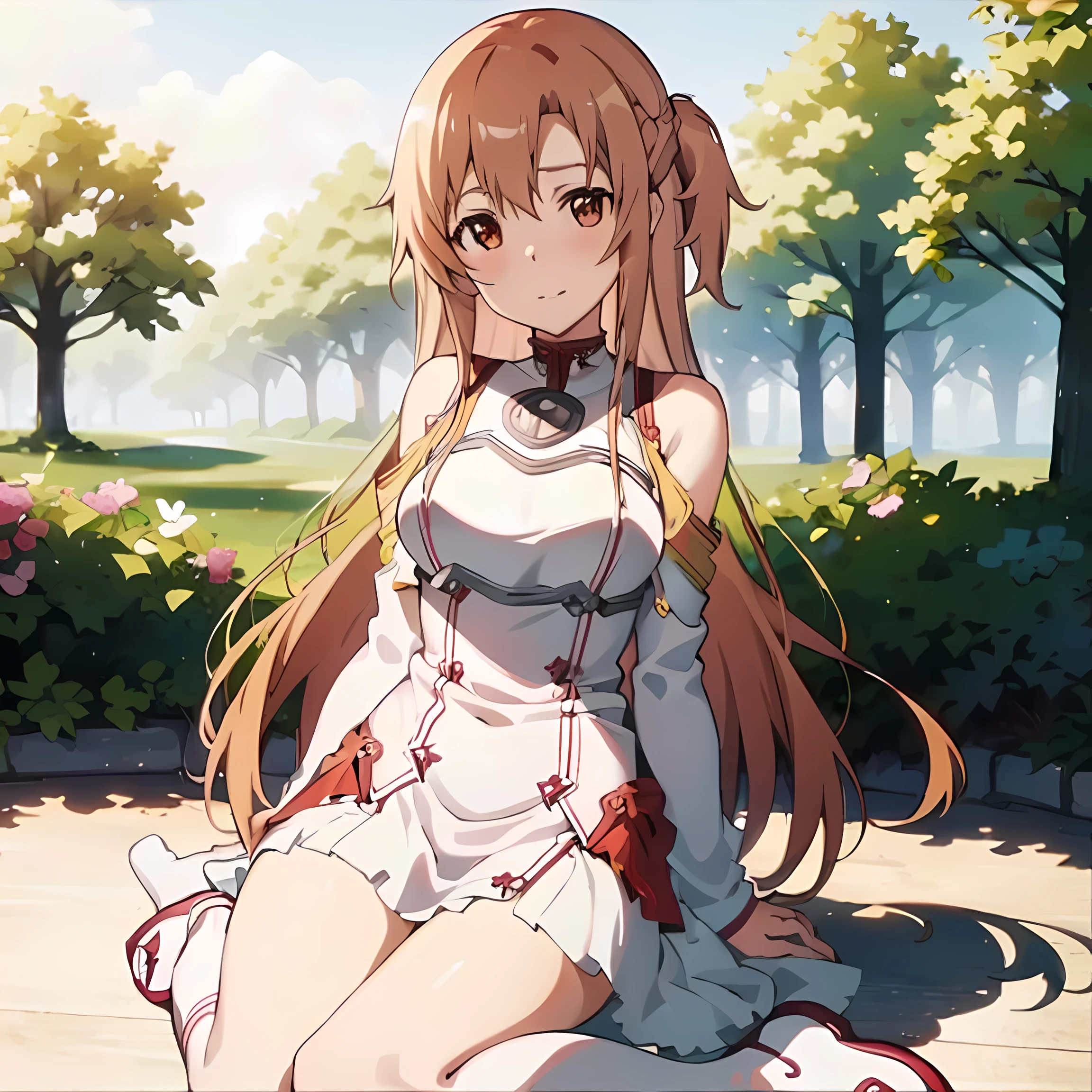 {asuna yuukword art online)}, 1girl, ​masterpiece、top-quality、NSFW, {fullnude}、pink 、{{}}, , lovejuice, {roach in }, {Metamorphosis}、