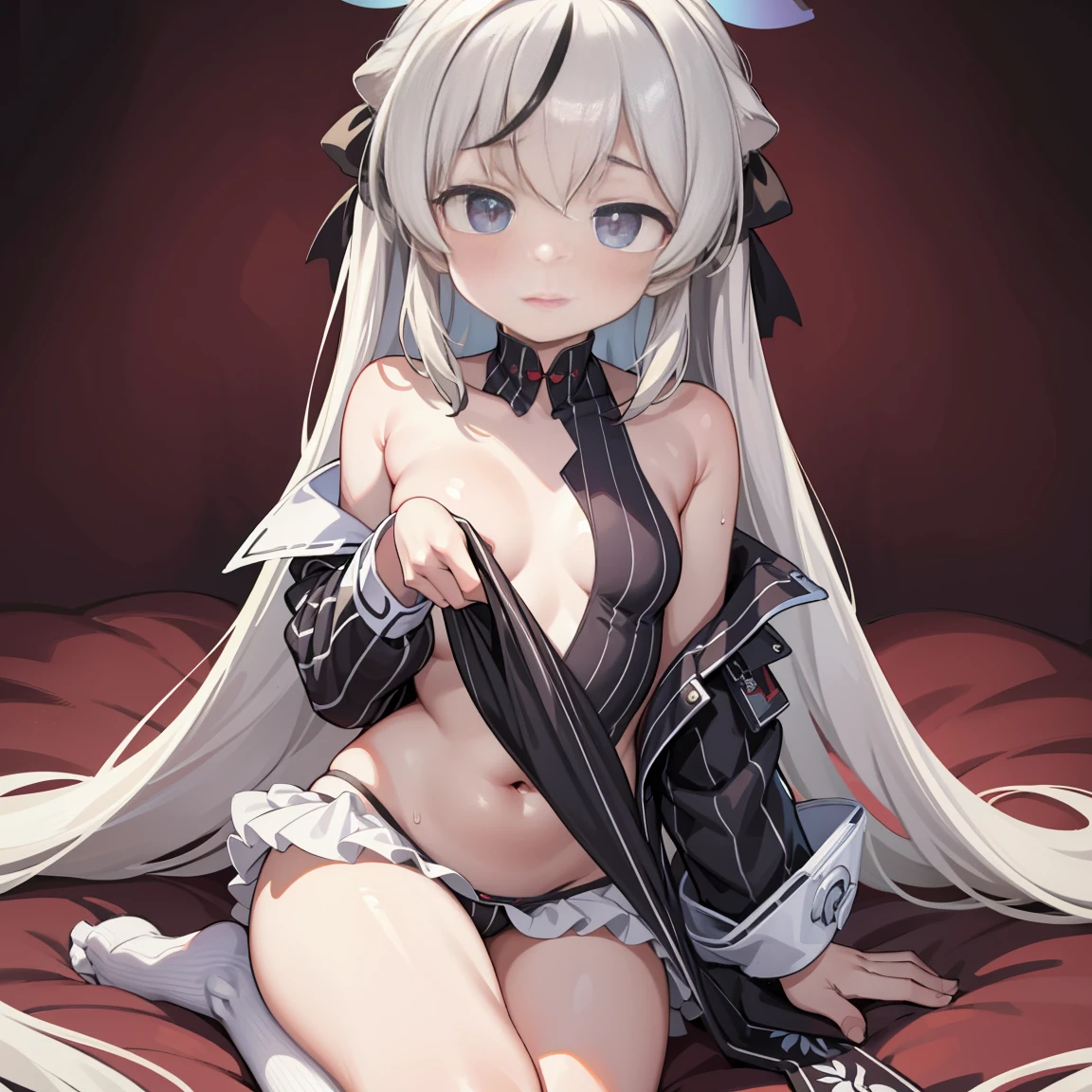 2D Beautiful girl,Top lighting, girl,,White lace transparent pajamas with sliteautiful navel in pajamas,The eyes of love are fixed on the southern hemisphere,cute face, beautiful eyes,Highest image quality,masterpiece, masterpiece,Astonishing, nice, masterpiece, facial detail,The mouth sealed with tape,Violated by two young boys, HD, anime big breasts, sharp, Extremely colorful,masterpiece,8K,semi-realistic,4k,RTX,Shaderrilliant texture work, (masterpiece:1.2), best quality, high resolution, unified 8k wallpaper, (illustration:0.8), (Beautiful and delicate eyes:1.6), extremely detailed face, perfect lighting, Extremely detailed CG, (perfect hands, perfect anatomy),