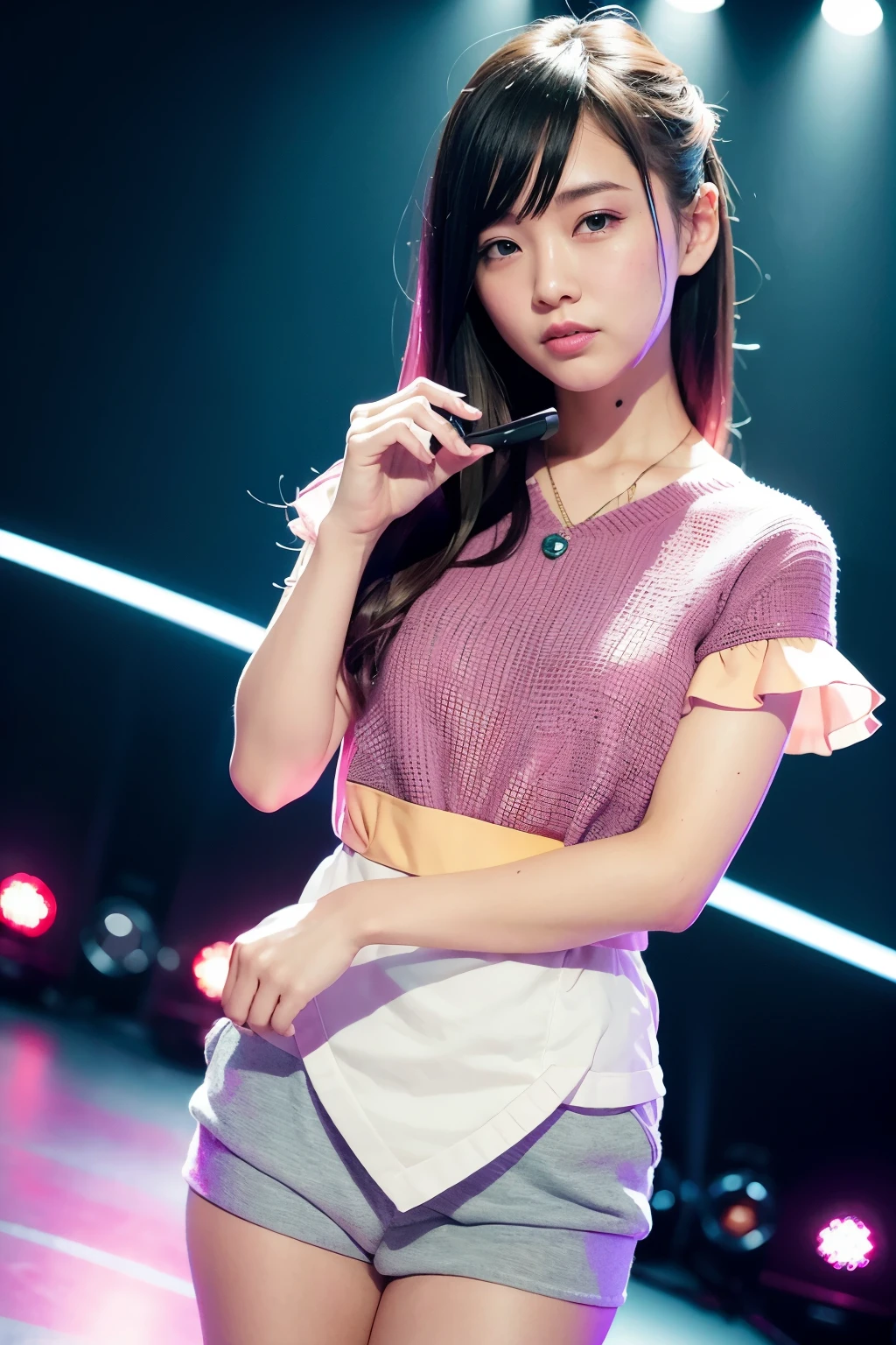 1 girl、Beautiful vintage colors、Instagram（photoreal、High resolution：1.4）、（（puffy eyes））、look at the viewer、、Full body Esbian（8k、RAW photo、highest quality、masterpiece：1.2）、（realistic、photoreal） :1.37)、(sharp focus:1.2)、professional writing、photon mapping、radio city、Physically Based Renderin