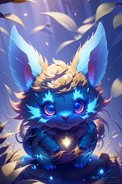 (best quality,ultra-detailed,complex details,dynamic lighting,realistic,movie,natural lighting,m0nst3rfy3,tiny tiger,glowing red eyes,:phosphorus,fluffy:1.2)