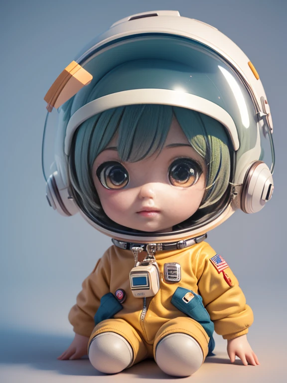 (a doll with a helmet and visor,cute 3D rendering,astronaut boy looking up,portrait anime astronaut boy,cute 3D anime boy rendering,cute intricate digital artwork,adventurous explorer mini cute boy,stylized 3D rendering,3D rendered character art 8k,cute digital painting,anime-style 3D,ultra-detailed rendering)