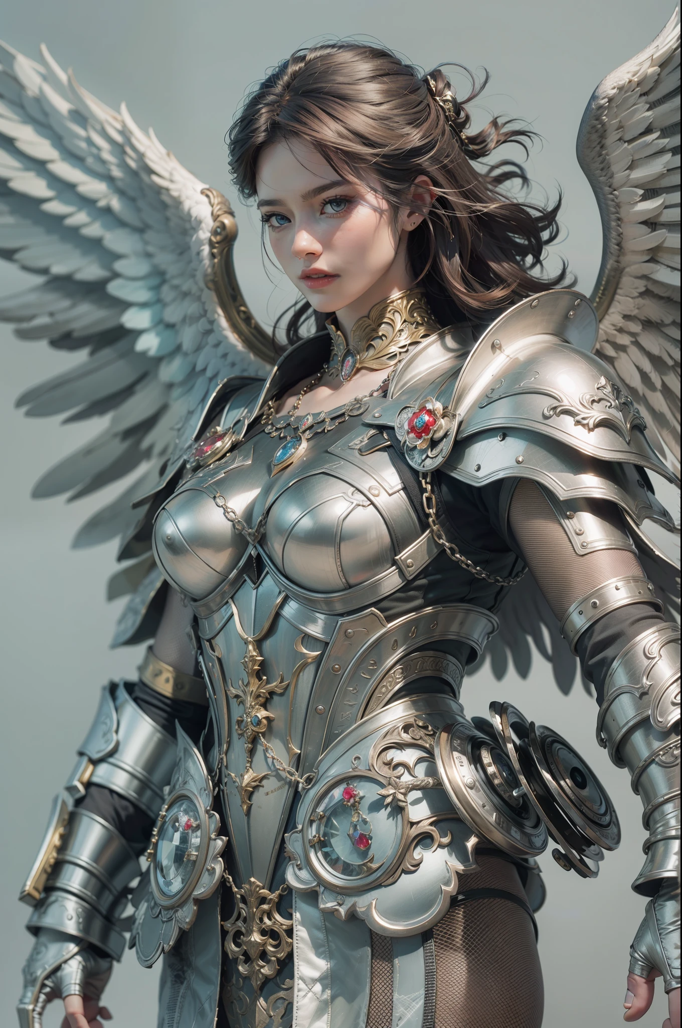 Archangel Michael、The Four Archangelasutepiece,Best Quality,ultra-detailliert,hight resolution,hight resolution,4K,Portrait in 4K,8K,8K Portrait,Unity 8k壁纸,extremely details CG,Realistic,Raw photo,Real person,a portrait photo of,Photorealistic,Shiny skin,Detailed skin,