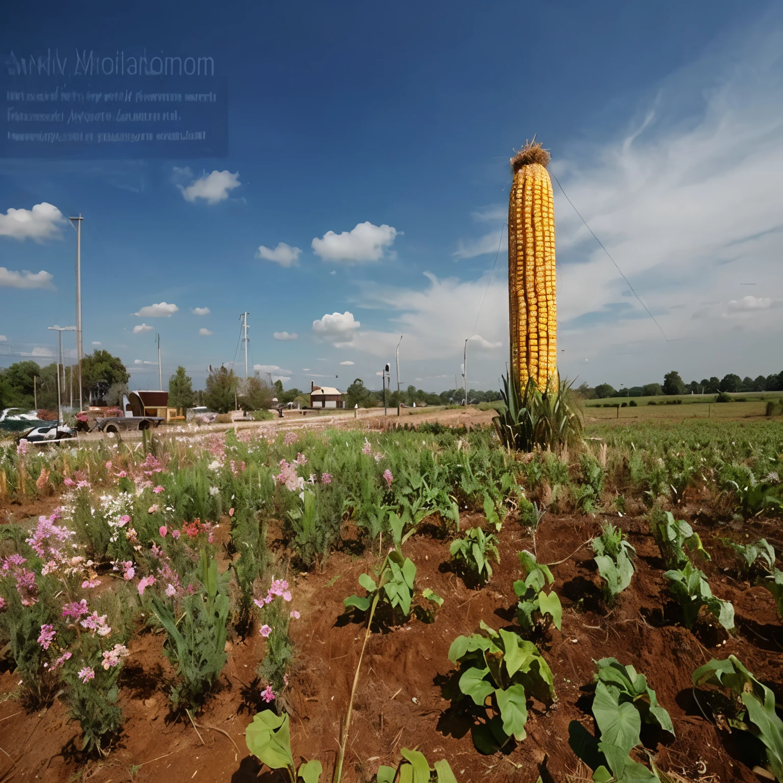 (masterpiece), (best quality), (ultra detailed),(corn field,windy weather