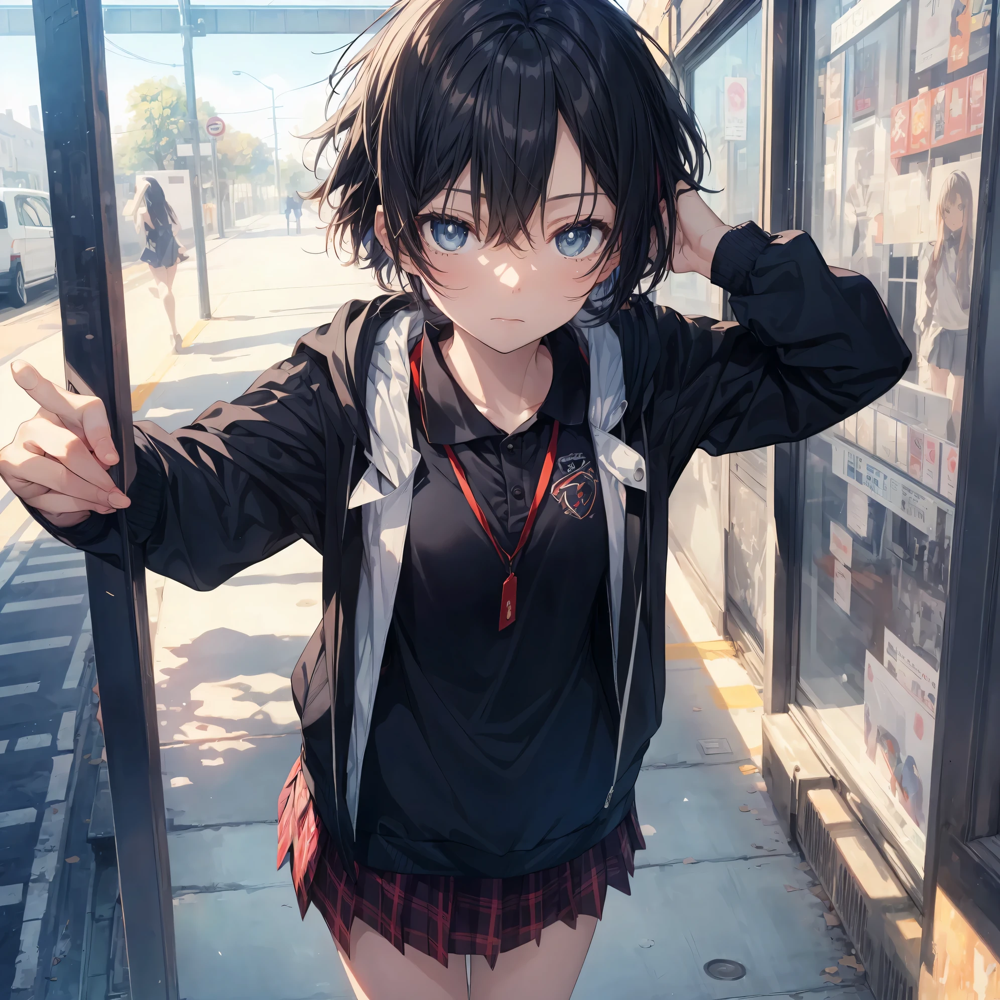 french woman, laughing, short messy hair, toned body, 21 years old , perfect body, fit body, perfect breasts, breast physics, perfect face, beautiful, (((pissing, piss, peeing, urine, urination, urinating))), (naked), (beach, (crowded, crowd)), best quality,extremely detailed,soft light,soft shadows, soft backlighting,(best image,best quality:1.5)