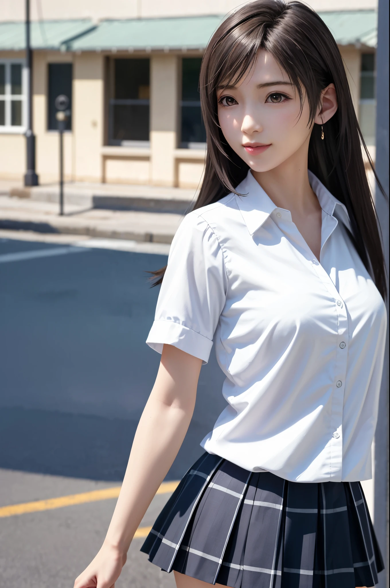 (8k, RAW photo, ultra high res, best quality, masterpiece:1.2), (realistic, photo realistic:1.3), (extremely detailed CG unity 8k wallpaper), absurdres, incredibly absurdres, an extremely delicate and beautiful, extremely detailed eyes and face and skin, professional lighting, physically-based rendering, (a professional photo of girl), perfect anatomy, sharp focus,
BREAK
depth of field,
solo, 1 girl, 24yo, mature face, sexy, (brown) medium hair, low ponytail, symmetrical clear (black) eyes,
drooping eyes, glow bow shaped lips, slim, medium breasts, narrow waist, medium hip,
BREAK
(wearing insanely detailed (white blouse, pale color cardigan, checked short pencil skirt)):1.3,
laugh, smile:1.3, (straight teeth), (lean back on sofa), (full body), (looking at viewer), light on face,
indoor, living room, interior, table, clock, pc, tv, foliage plant, ultra detailed background --auto