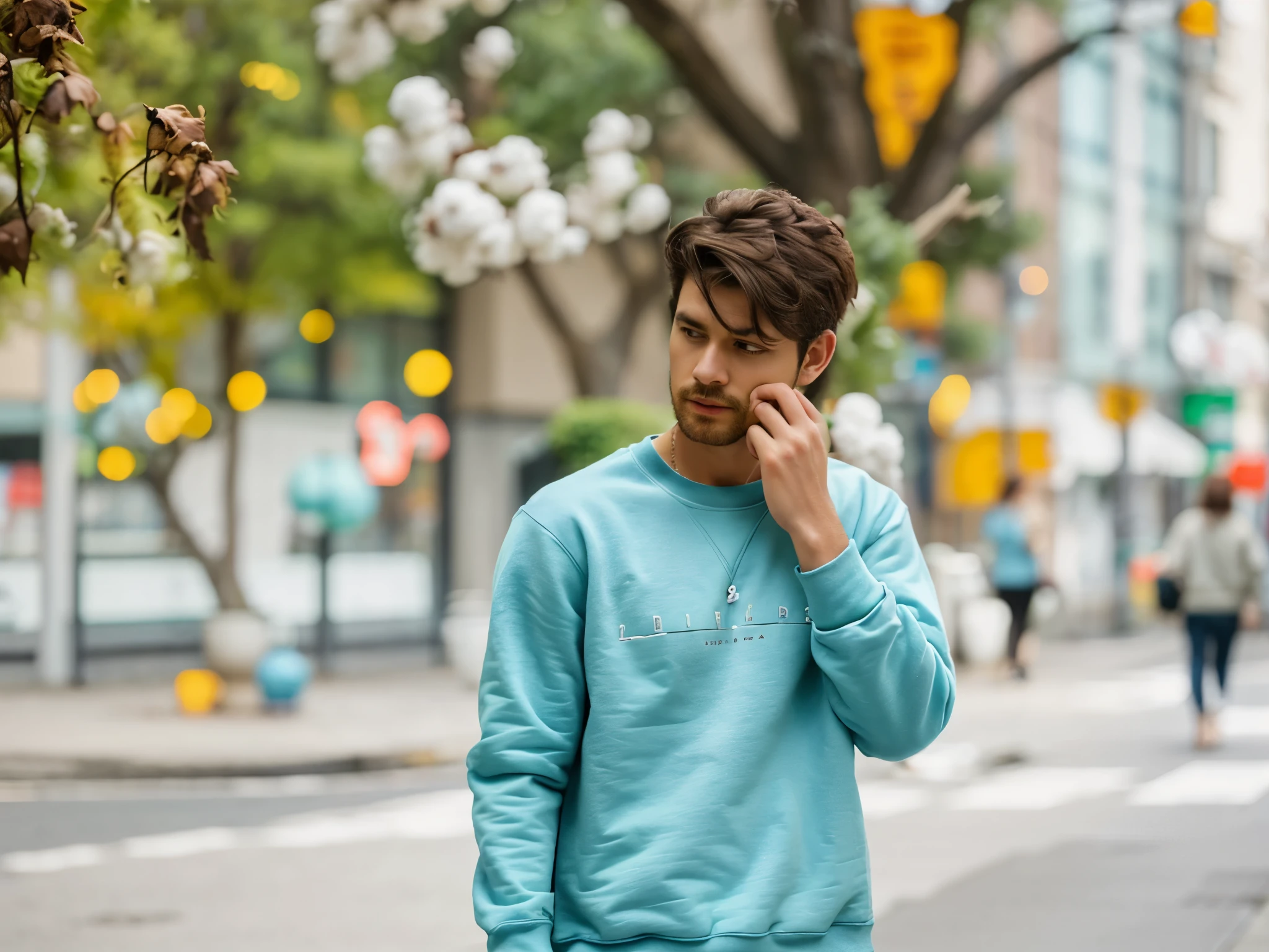 Realistic cotton material sweatshirt