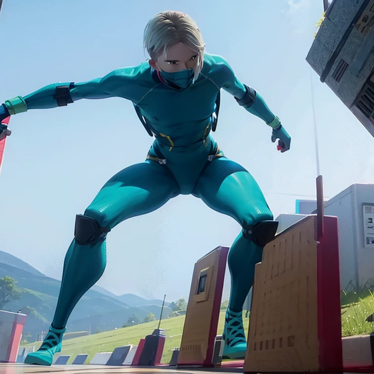 Epic action scene