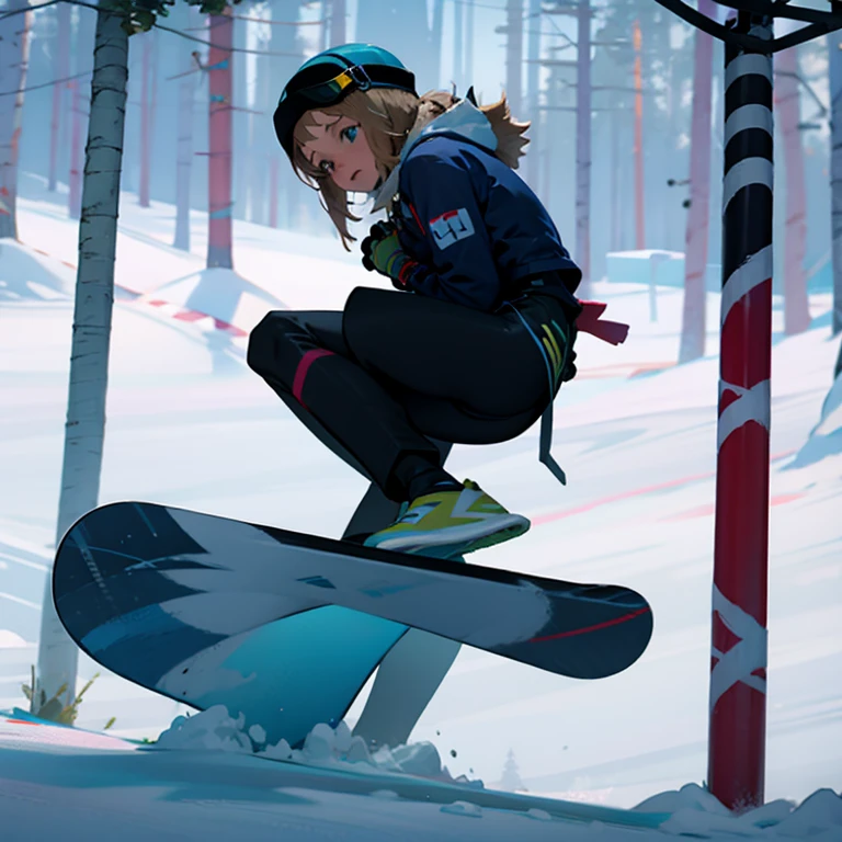 snowboarding