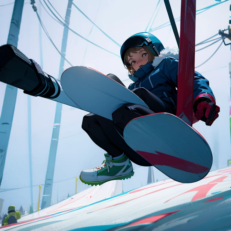 snowboarding