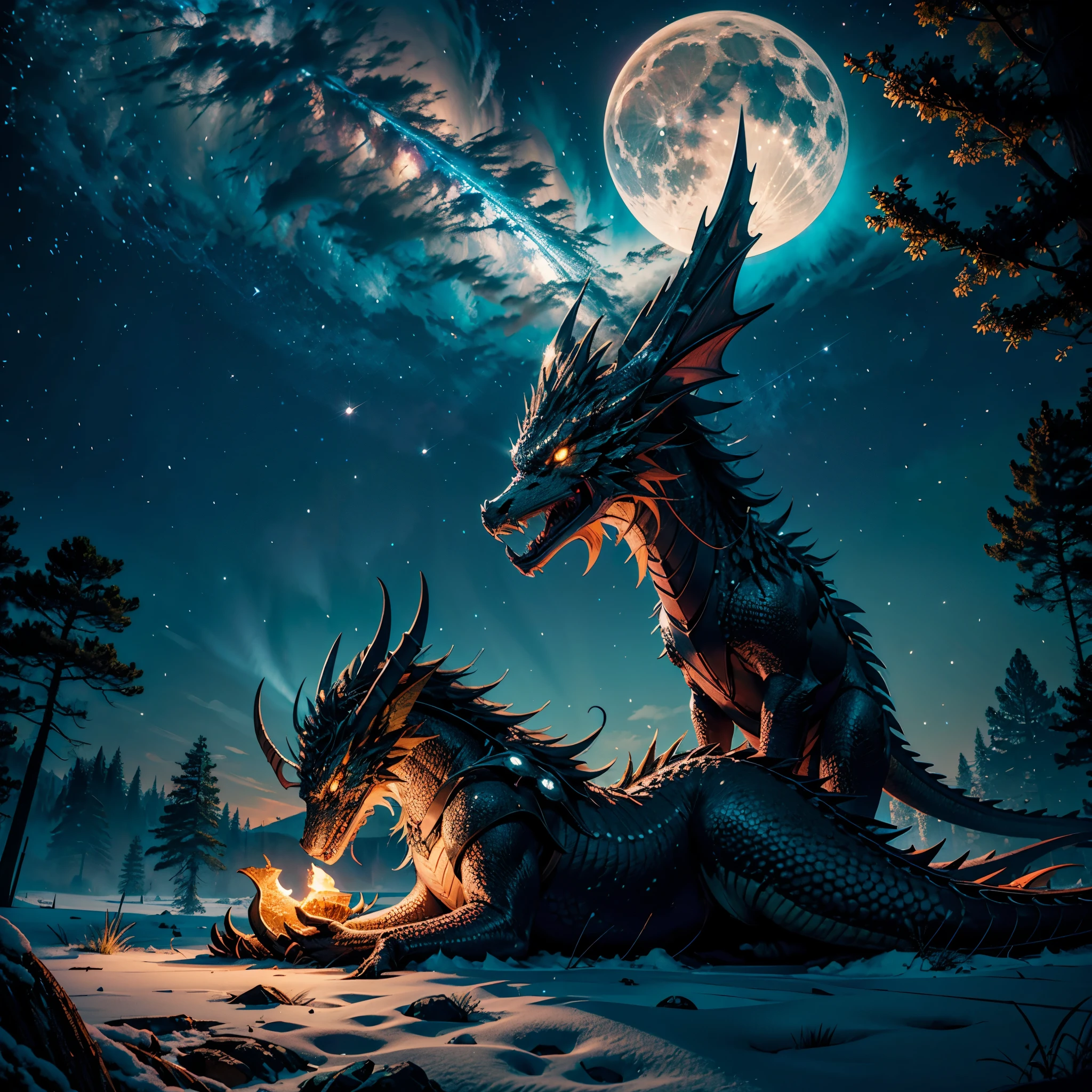 Totem ShootingStar The dragon sleeps in the forest, curled up in a kolachik,lying on its belly, The head lies on the snow nebulae hyper Nebula Moonrise epic moonset panoramic moonshine "Wood Dragon Totem" Unrealengine5 ultra masterpiece meticulously intricate ultra_high-details ultra_high-def ultra_high-res ultra_high-quality optimal ultra_sharpness ultra_photo-realistic ethereal_beauty fantasy_illustration:1.3 enchanting_gaze otherworldly_charm mystical_sky deep path equirectangular moonlit_night detailed_cloudscape:1.3 batlying_in_the_sky_background bat thong beholder legs_dangling_above_lava glowing_torches long_leges cgi vfx sfx reflex Octane_rendered extreme improved UHD focus XT3 accurate DSLR HDR romm rgb pbr 3dcg fxaa blay vivid colors-coded anti-aliasing fkaa txaa rtx ssao opengl-shaders glsl-shaders post-processing post-production cell-shading tone-mapping perfection volumetric Lightning contrast Cinematic moonlight backlight global illumination sunflower luminescence Crystalline varies multi etc. --s 1000 --c 20 --q 20 --chaos 100