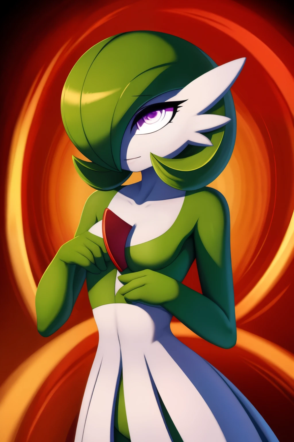 Gardevoir, empty eyes, spiral eyes, enchanted, entraced, hypnotized