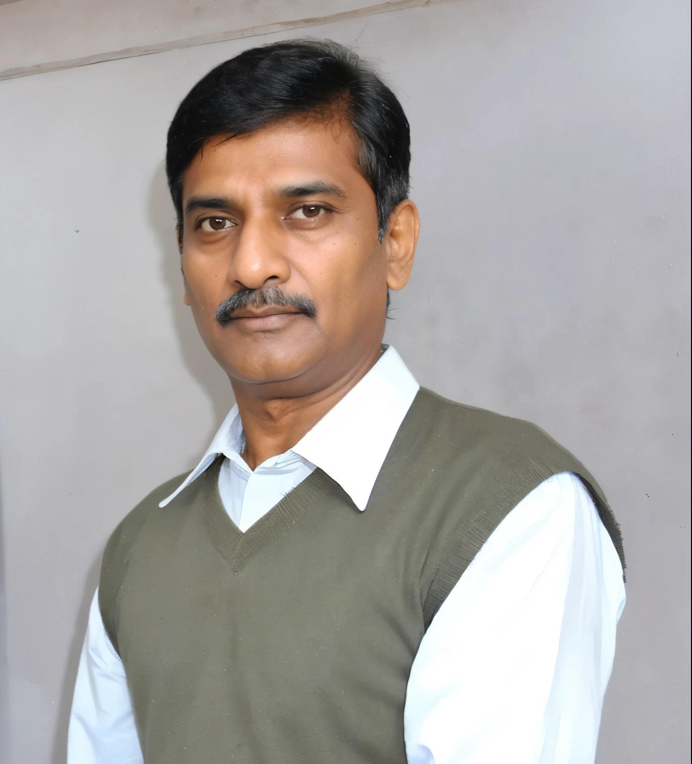 Indian man 50 years old fair color realistic smart