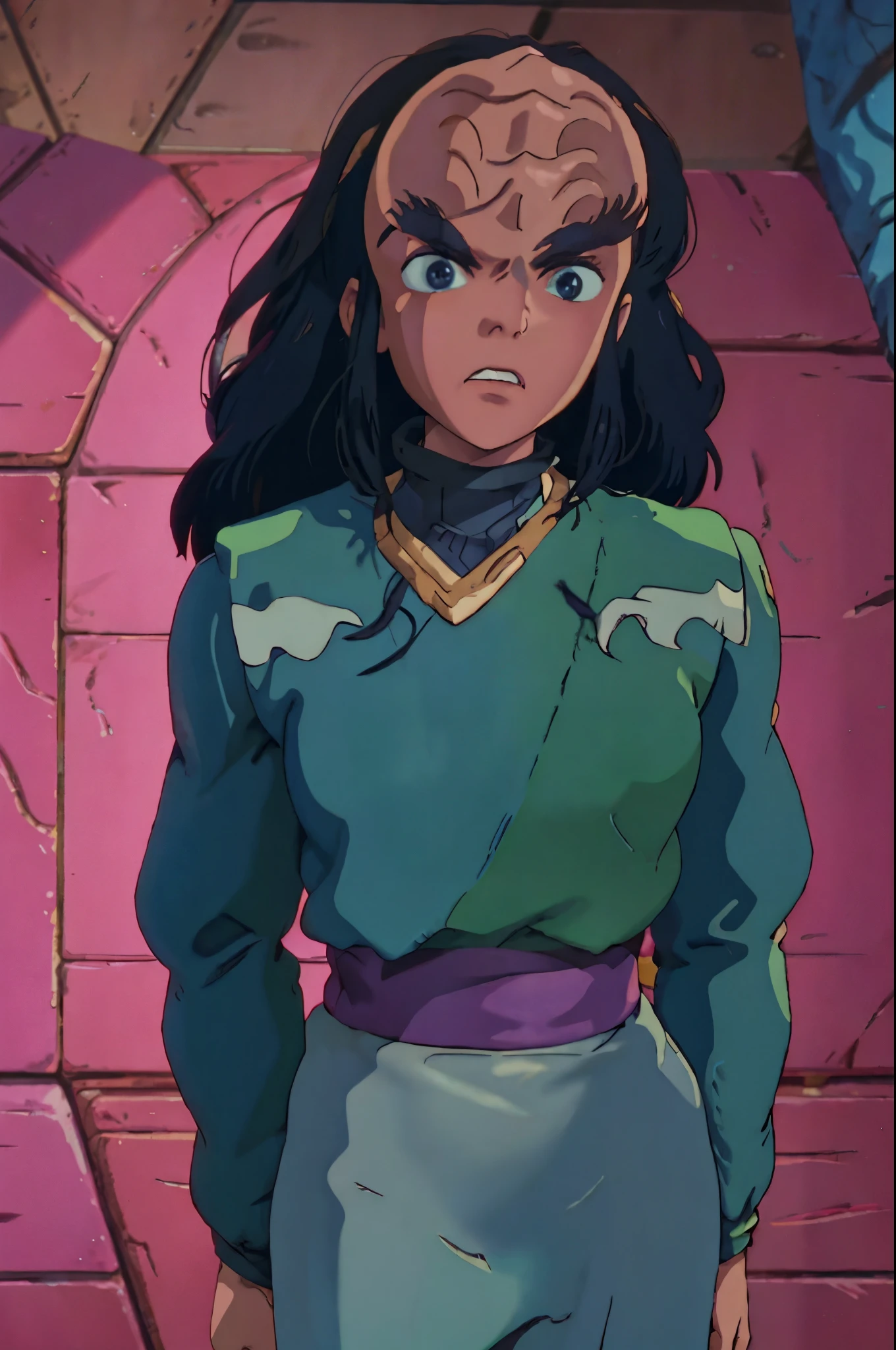 fullbody fullframe ghibli style best quality klingon
forehead ridge
thick eyebrows
dark skin