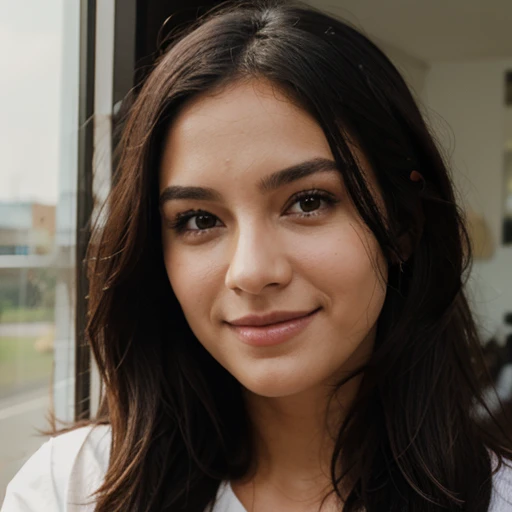 Beautiful girl smiling