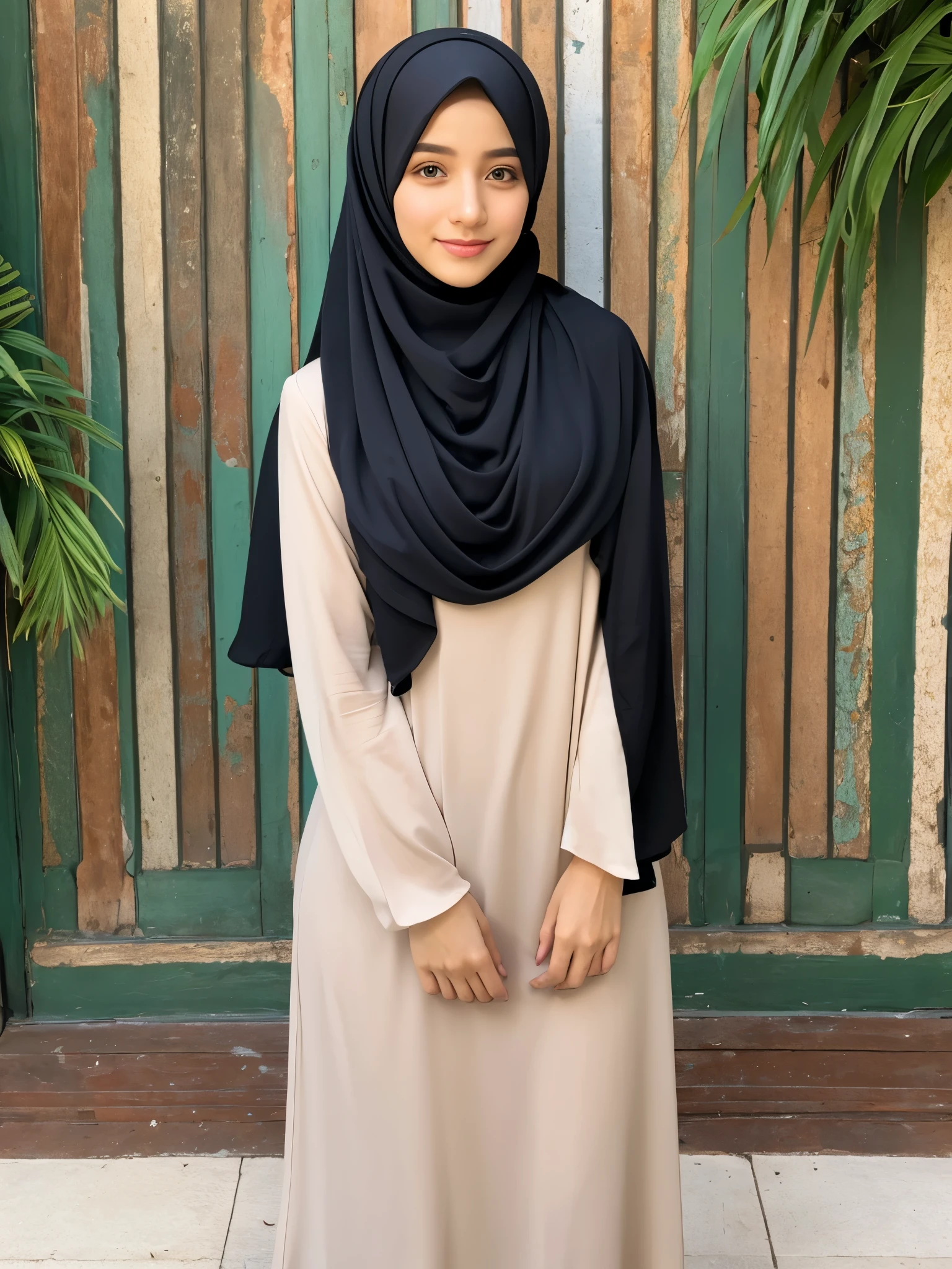 hijab, dress, venesia