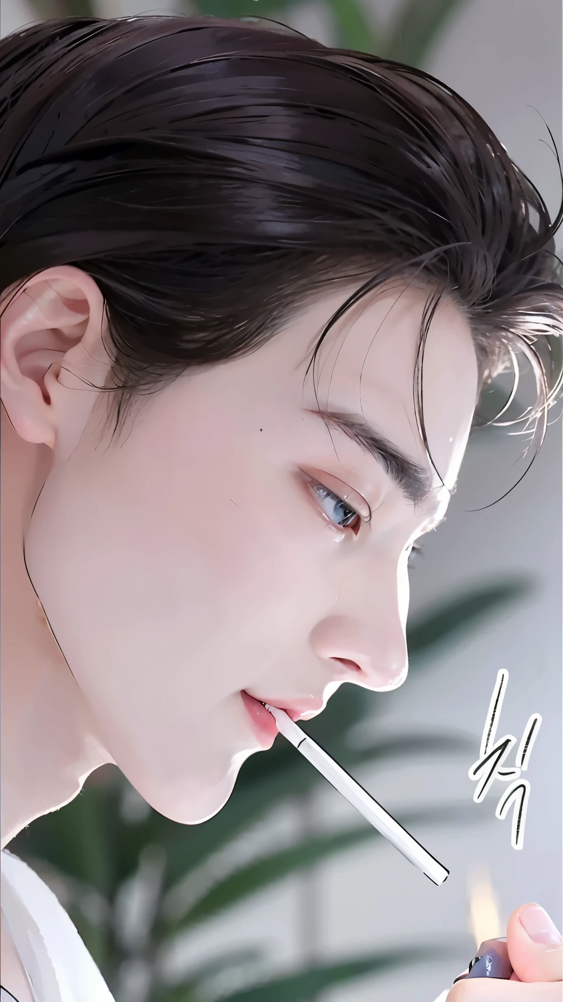 Masterpiece,1man,male,has the face of a stern American man,blue eyes,staring with a cold gaze,putting on a flat and mysterious face,white skin,mature man with a firm face,25 years old,glowing skin,steady,best quality,portrait of a man,clean man