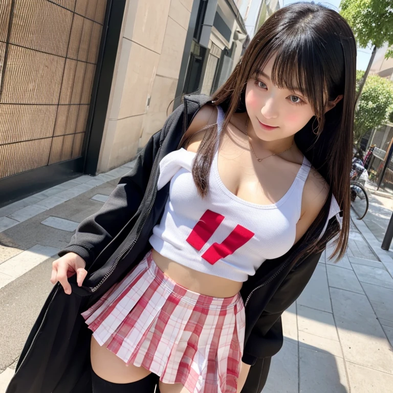 Eroi body Racy clothes whole body high school girl half up