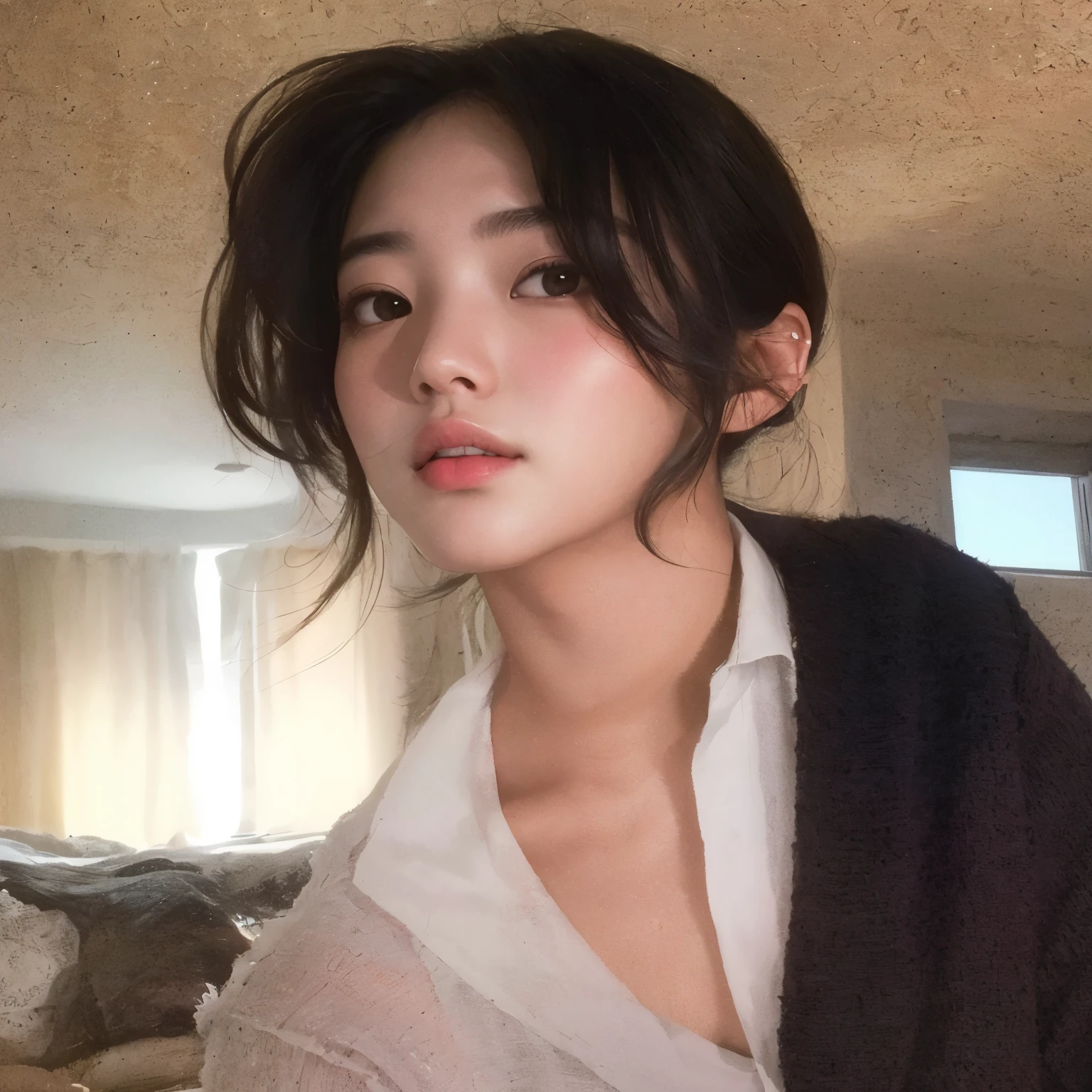 Mujer arafed con camisa blanca y chaleco negro posando para una foto, bae suzy, heonhwa choe, hermosa joven coreana, jinyoung shin, jennie rosa negro, ulzzang, hermosa mujer surcoreana, hermosa joven coreana, muchacha coreana, aparcar desde-min, joven y adorable rostro coreano, lee ji-eun, lee ji - eun
