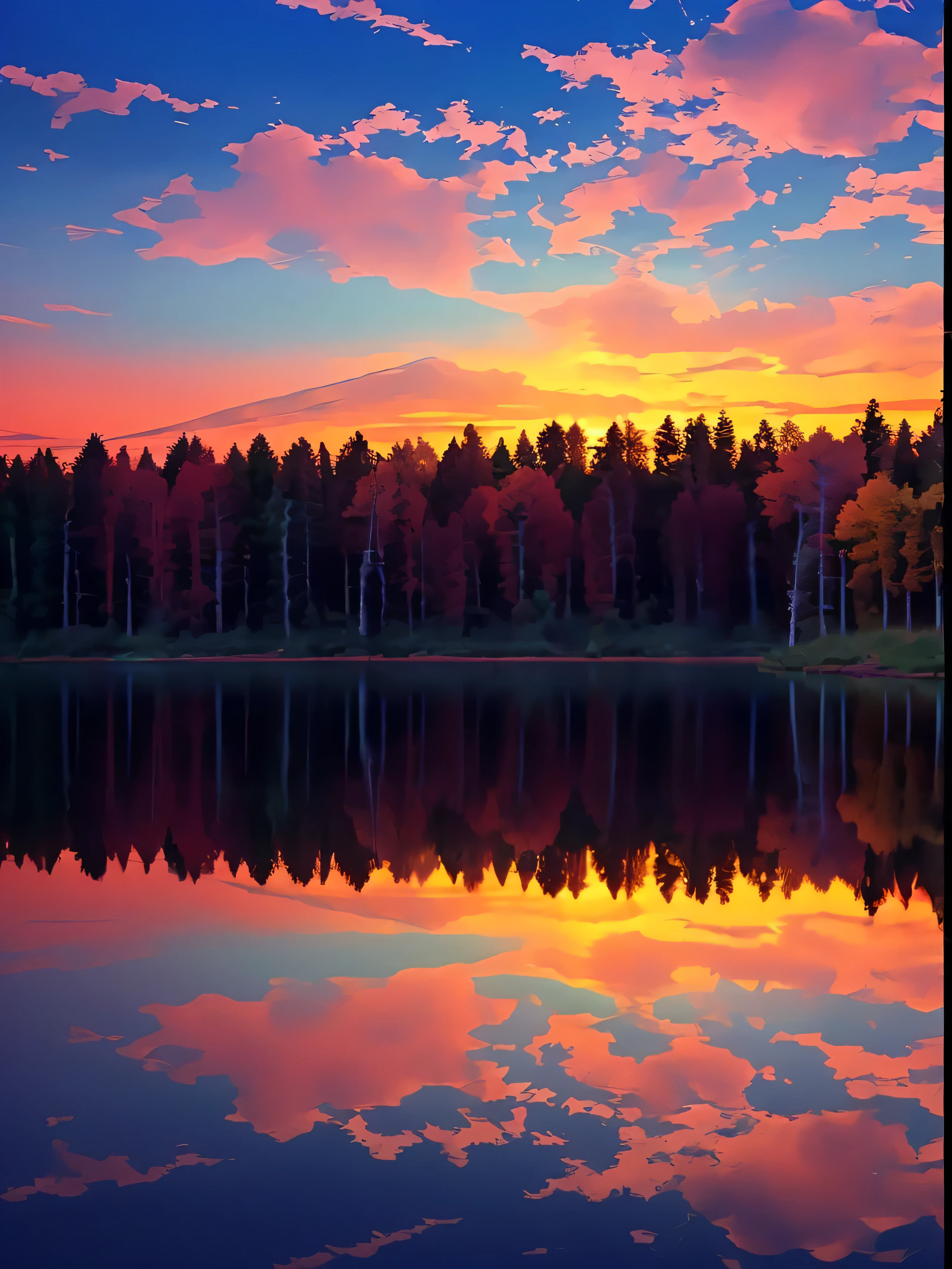 View of the lake with forest in the background, Colorful sunset, Amazing nature in the background, Beautiful sunset glow, nice background, landscape wallpaper, Beautiful warm scene, Colorful and wonderful environment, The landscape is beautifully lit, Beautiful lake background, landscape wallpaper, nature wallpaper, Colorful sunset!!, mountains and Colorful sunset!!, Forest with lake, Beautiful sunset, Beautiful lake