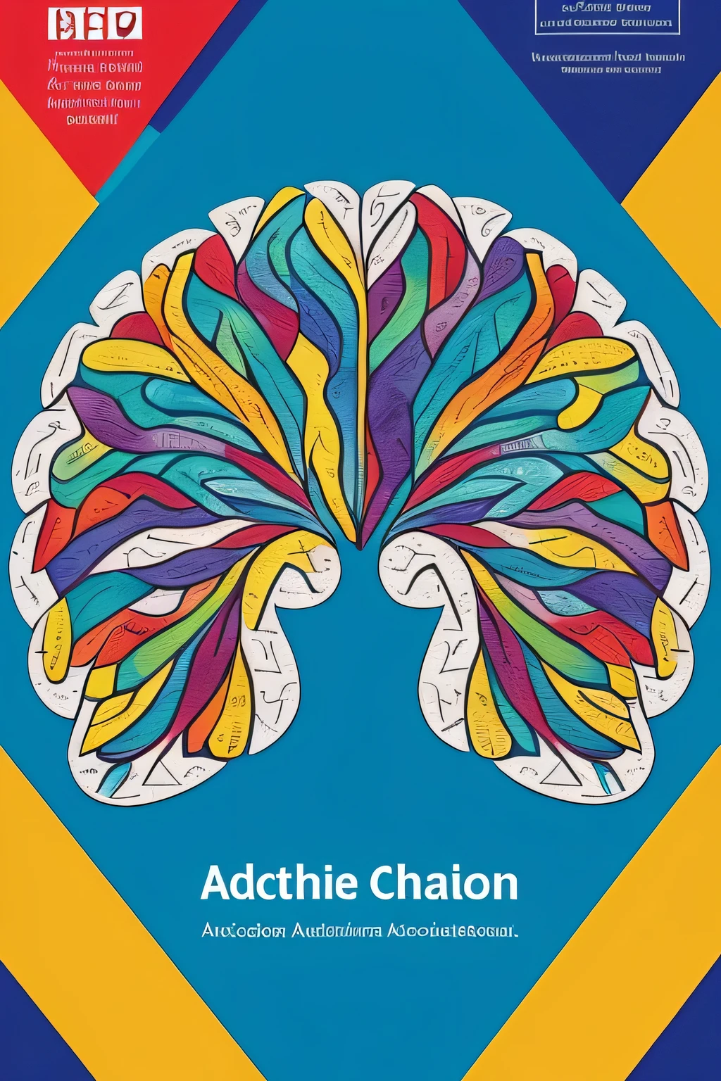 Crie uma capa de livro, uma capa de livro sobre autismo, uma capa de livro de alta qualidade, the cover should contain a puzzle and a brain,  a book cover on neurogenetics, brain, neurobiologia, capa do livro clara, capas de livros atraentes