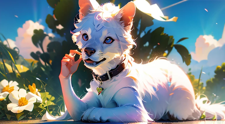Una linda perrita 3D