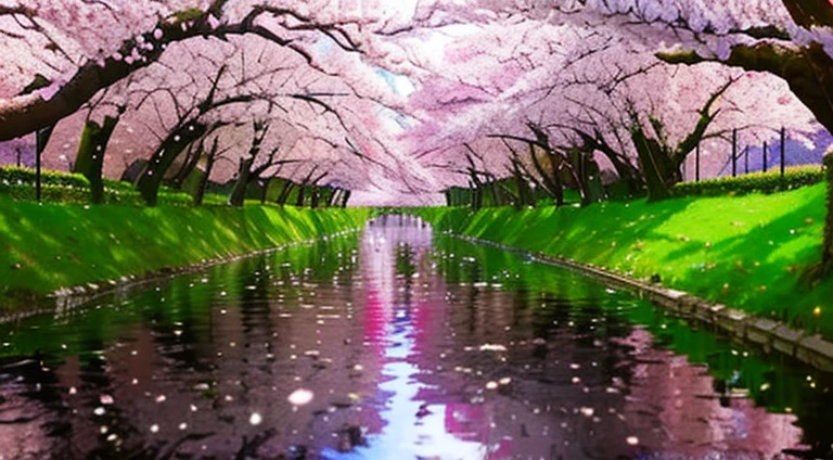 jardin jaones，scenography，escenas fantasiosas，Cherry blossom viewing in Tokyo， 