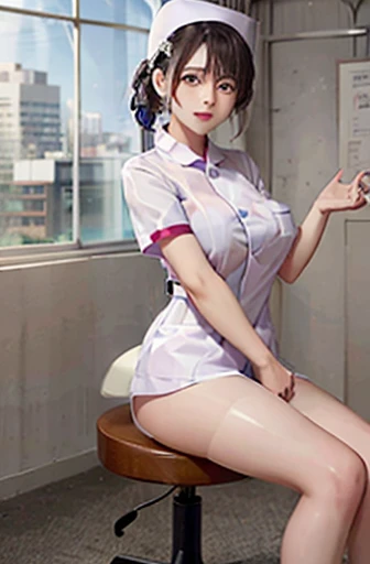 nurse uniform,hospital, latex nurse suit,nurses,busty,elbow gloves,labcoat,silverhair woman,blue eyes , gigantic boobs ,medical instruments,asian nurse,two nurses,speculum,examination room,oversize boobs, ,big ass ,strap on, lay on table ,legs spreaded,giving birth,gyno chair , dentist,Milf,