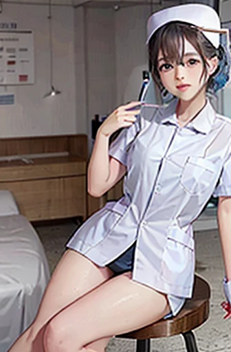 nurse uniform,hospital, latex nurse suit,nurses,busty,elbow gloves,labcoat,silverhair woman,blue eyes , gigantic boobs ,medical instruments,asian nurse,two nurses,speculum,examination room,oversize boobs, ,big ass ,strap on, lay on table ,legs spreaded,giving birth,gyno chair , dentist,Milf,