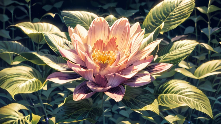 Alta calidad, alto detalle, 8K, Aesthetics, Lenguaje de las flores, magic flowers, Renderizado de Art Station, Lente ultra gran angular, High Definition