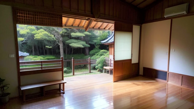 Casa no meio da floresta, linda casa na estrada na floresta, casa japonesa, exuberante paisagem japonesa, exuberante floresta japonesa, arquitetura japonesa antiga, japanese temple, casa na floresta, natureza japonesa, japanese temple, Ito Jaku com tranquilidade fundo da floresta Arquitetura japonesa inspirada em Chu, casa na floresta, apartamento de madeira tranquilo