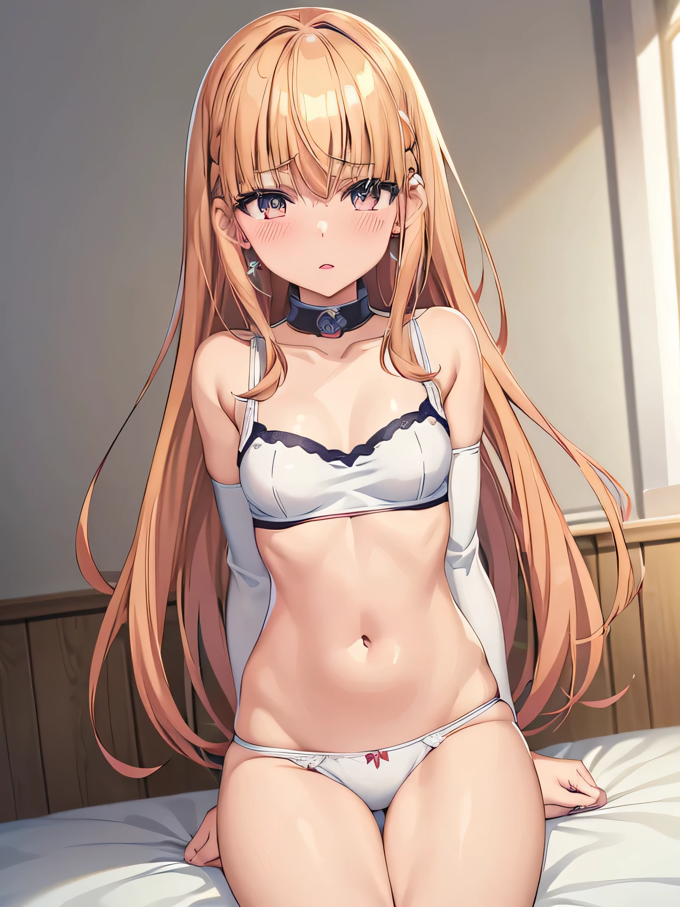 anime - style image of a woman in a white bra top and panties, seductive anime girl, marin kitagawa fanart, makoto shinka, rin, small curvy , anime best girl, sexy pose, smooth anime cg art, asuka suit under clothes!, cushart krenz key art feminine, ayaka genshin impact, zerochan art