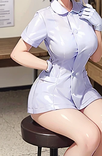nurse uniform,hospital, latex nurse suit,nurses,busty,elbow gloves,labcoat,silverhair woman,blue eyes , gigantic boobs ,medical instruments,asian nurse,two nurses,speculum,examination room,oversize boobs, ,big ass ,strap on, lay on table ,legs spreaded,giving birth,gyno chair , dentist,Milf,