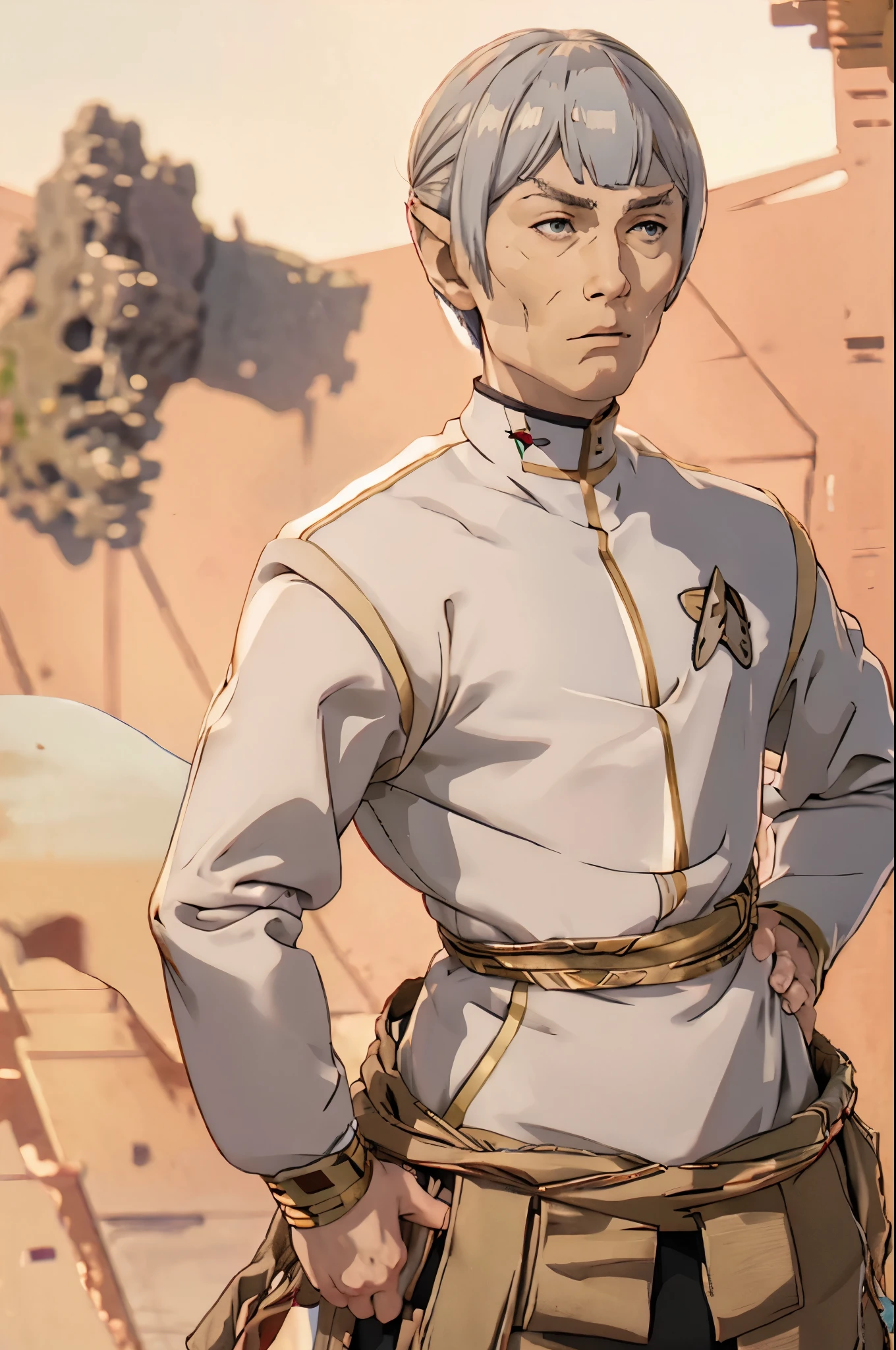 wz_sousou_no_frieren_style fullbody fullframe vulcan
pointed ears
pointed eyebrows
blunt bangs