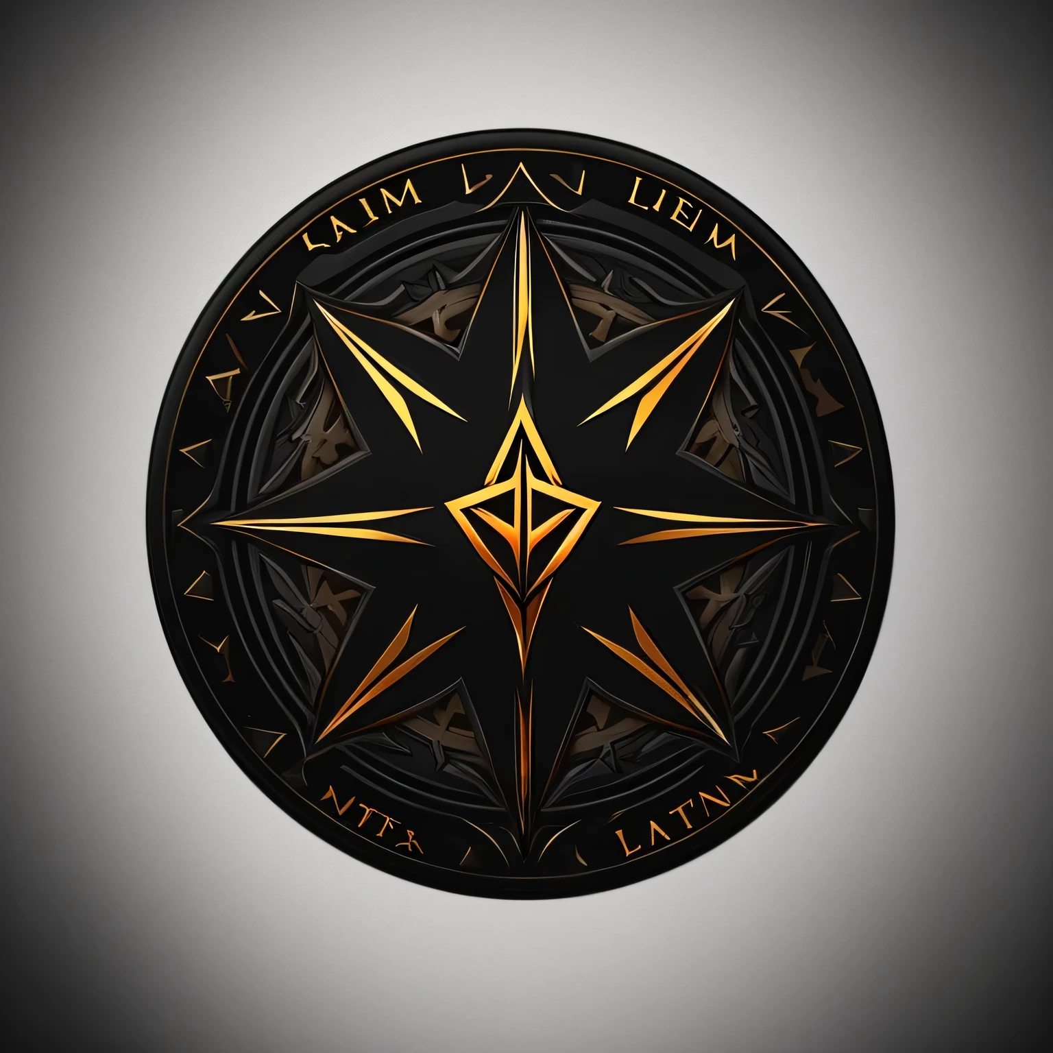 Generate a captivating and versatile round logo with text "Latex Realm Games", with a drop of black latex in center of logo, a gaming company known for its innovative and immersive adult gaming experiences. Blend elements of fantasy realms and gaming culture, while subtly incorporating a black latex, liquid black latex material to add a unique and intriguing touch.