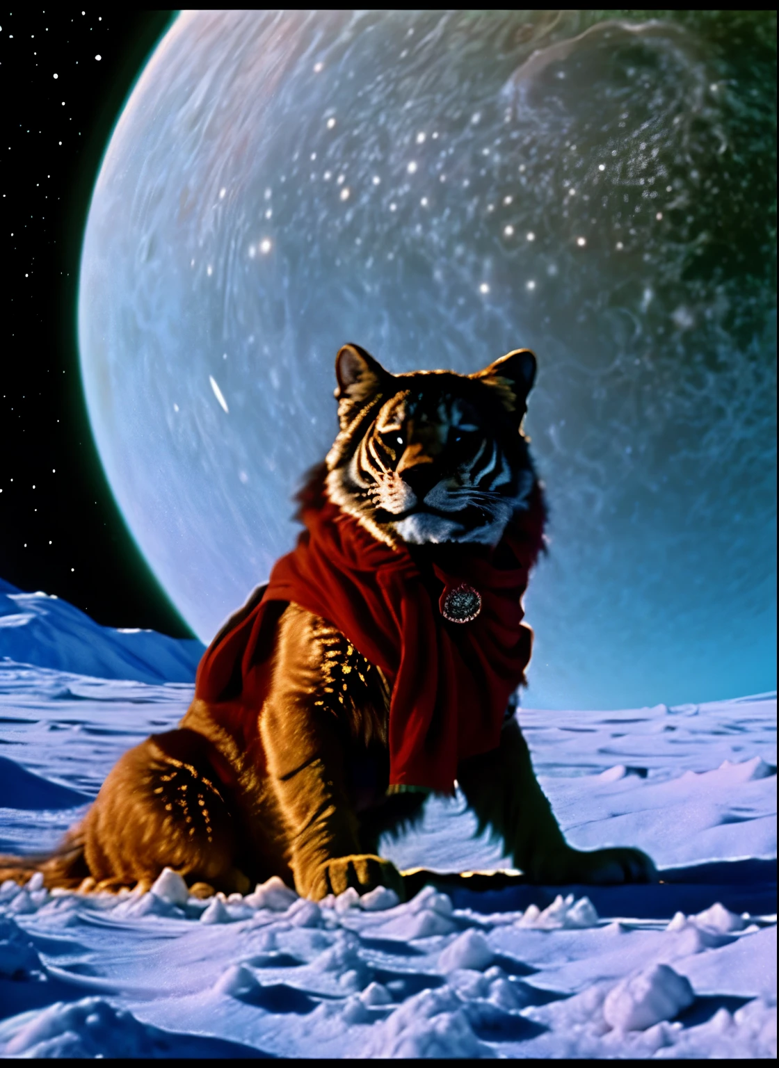 Captura de tela em DVD um base na lua dos anos 1980 em um filme,:, circunstanciado,muito detalhado