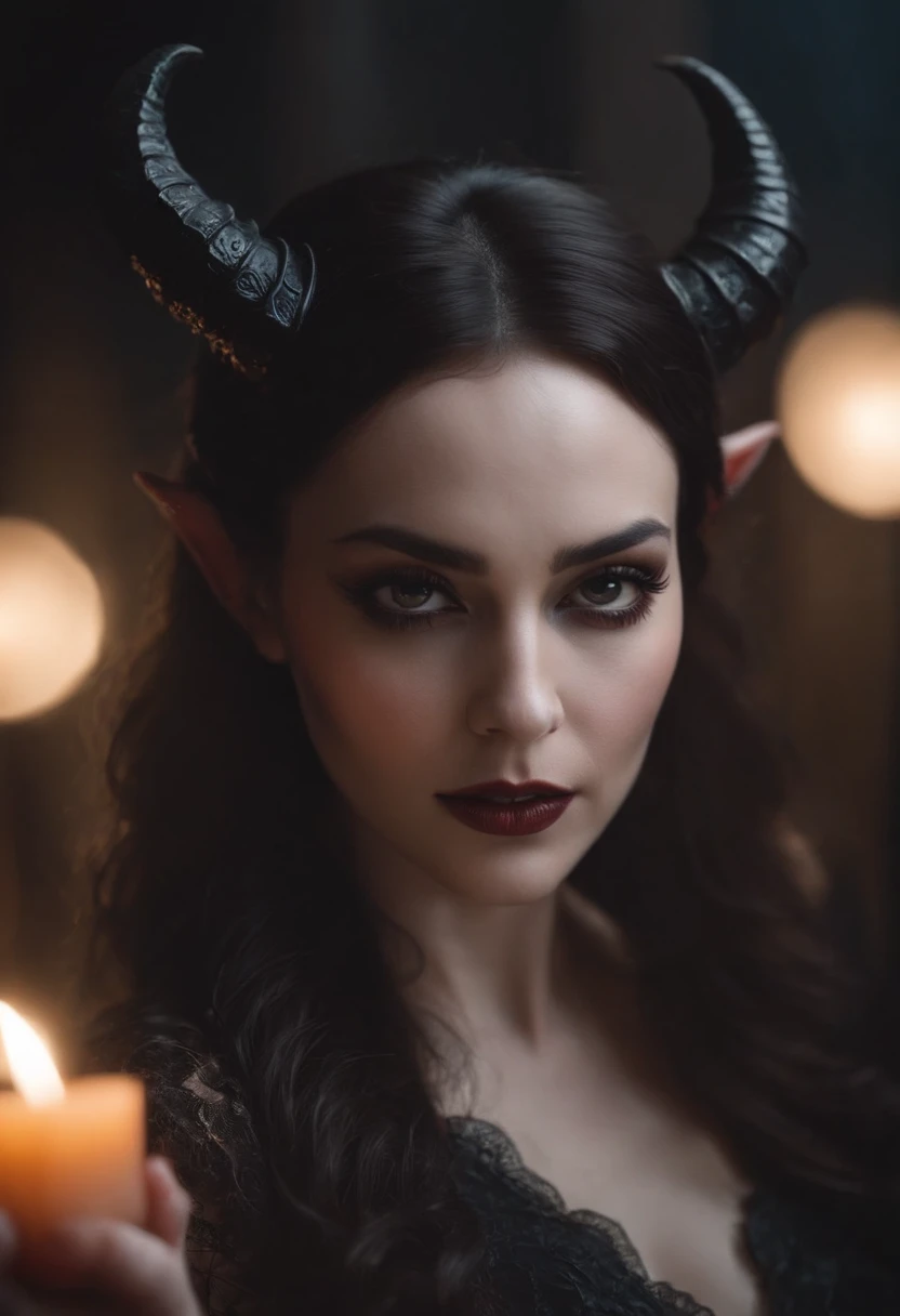 The dark beauty of the succubus。
