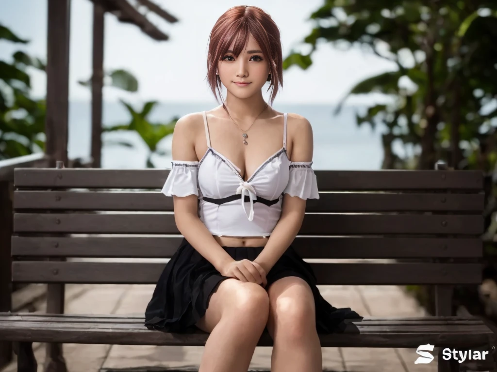 ((masterpiece)), 4k, beautiful (((Japanese cute idle))), ((best quality)), professional lighting, highres, 35 mm lens, f 1/1.4, 18 years old, blonde streaked braid hair, round face, short neck,(solo girl:1.45), supergirl, (wonder woman:0.6), (looking at viewer), (detailed face:1.2), full body, (red sparkly plunk lips:1.1), realistic painting, intricate, (realistic eye:0.9), (realistic painting:0.9), beautiful shine blue eyes, clean nasal bridge, frozen, soft tits, (school uniform:1.3), silky white wet cutter shirt, (sparkly red underwear with loose front opening is transparent:1.1), (flat chest:0.8), ((small breasts)), smile, embarrassed, BREAK, very strong morning direct light, (bound and crucified with mass of chains made of crystal:1.3), (erotic:0.9), raise one arm, (many small fine ice crystals:1.1), ribs are faintly visible, (much water dancing in the air:1.3), bathing, indoor, in pool, (shiny skin:1.2)