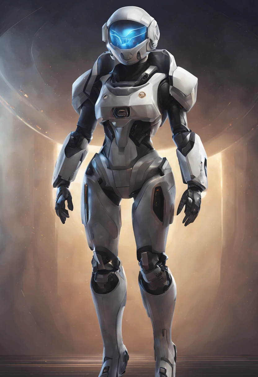 Calling all v6 big brains.

Here is the prompt I am using.

a female wear robotic space suit, full body, concept art, clean and simple design, realistic, scifi, halo style, no background --ar 9:16 --v 6
I would like to the image to face forward. 
I was able to do this with v5 using, "facing the camera", but it does not work in v6.

Have any of the big brains figured out the magic words to use to accomplish this in v6?

a female wear robotic space suit, full body, concept art, clean and simple design, realistic, scifi, halo style, dark background 