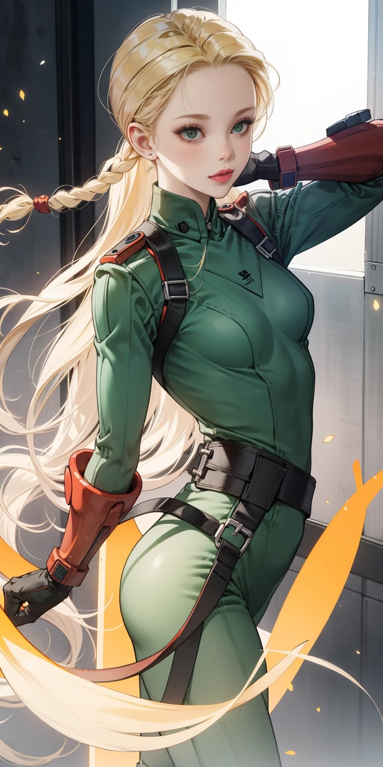 Cammy, BLUE EYES, BLONDE HAIR, VERY LONG HAIR, (TWIN BRAIDS),