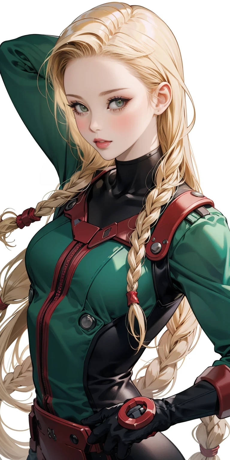 Cammy, BLUE EYES, BLONDE HAIR, VERY LONG HAIR, (TWIN BRAIDS), 