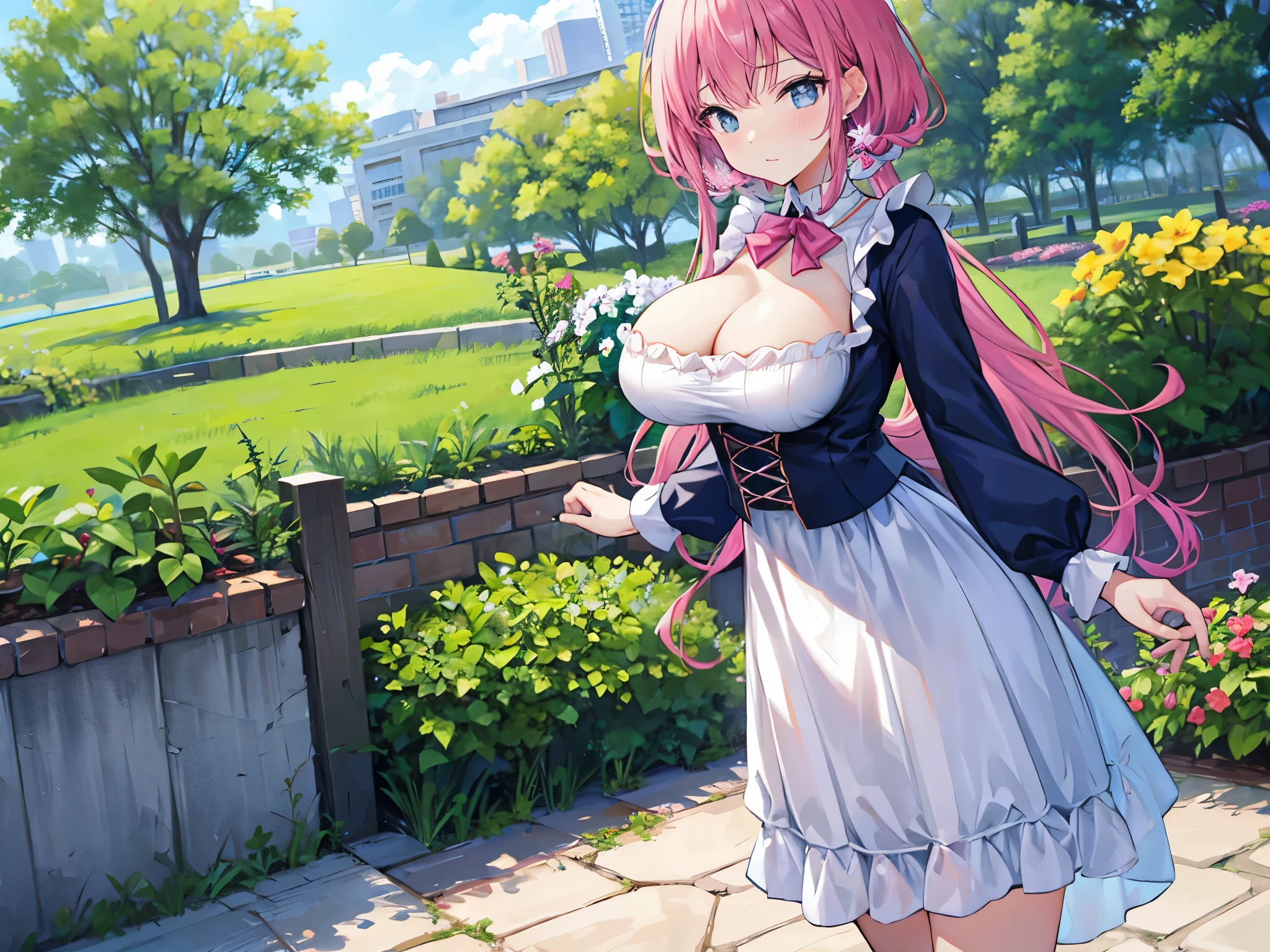 Big breasts that are about to burst、lure、garden、