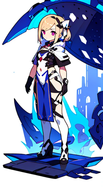 1girl, character design, fantasy, white background, simple background, blurry background, standing,