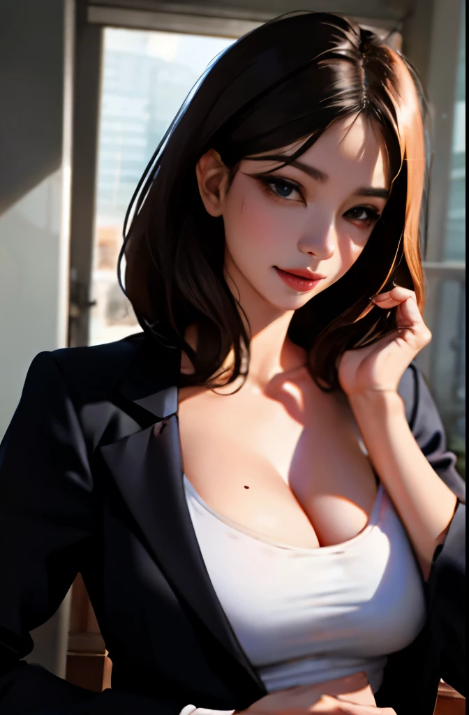 Realistic、girls real two face、pov, close to body、chest adhesions、Cleavage-enhancing clothing、coastal、sexually、exquisite female body、fascinating breasts、the most beautiful woman ever、