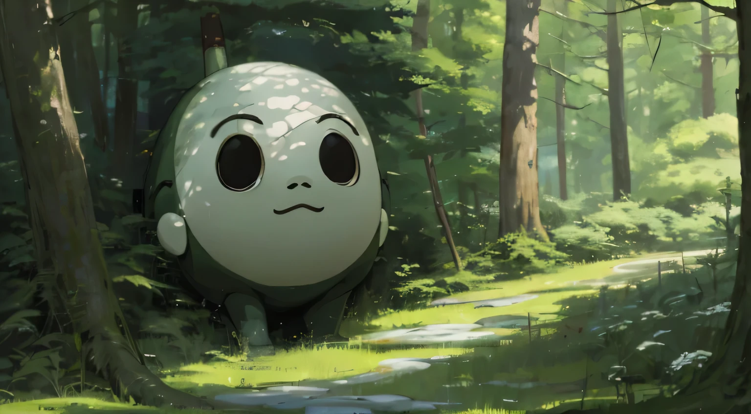 ghibli studio, forest, unmanned, high res, ultrasharp, 8k, masterpiece