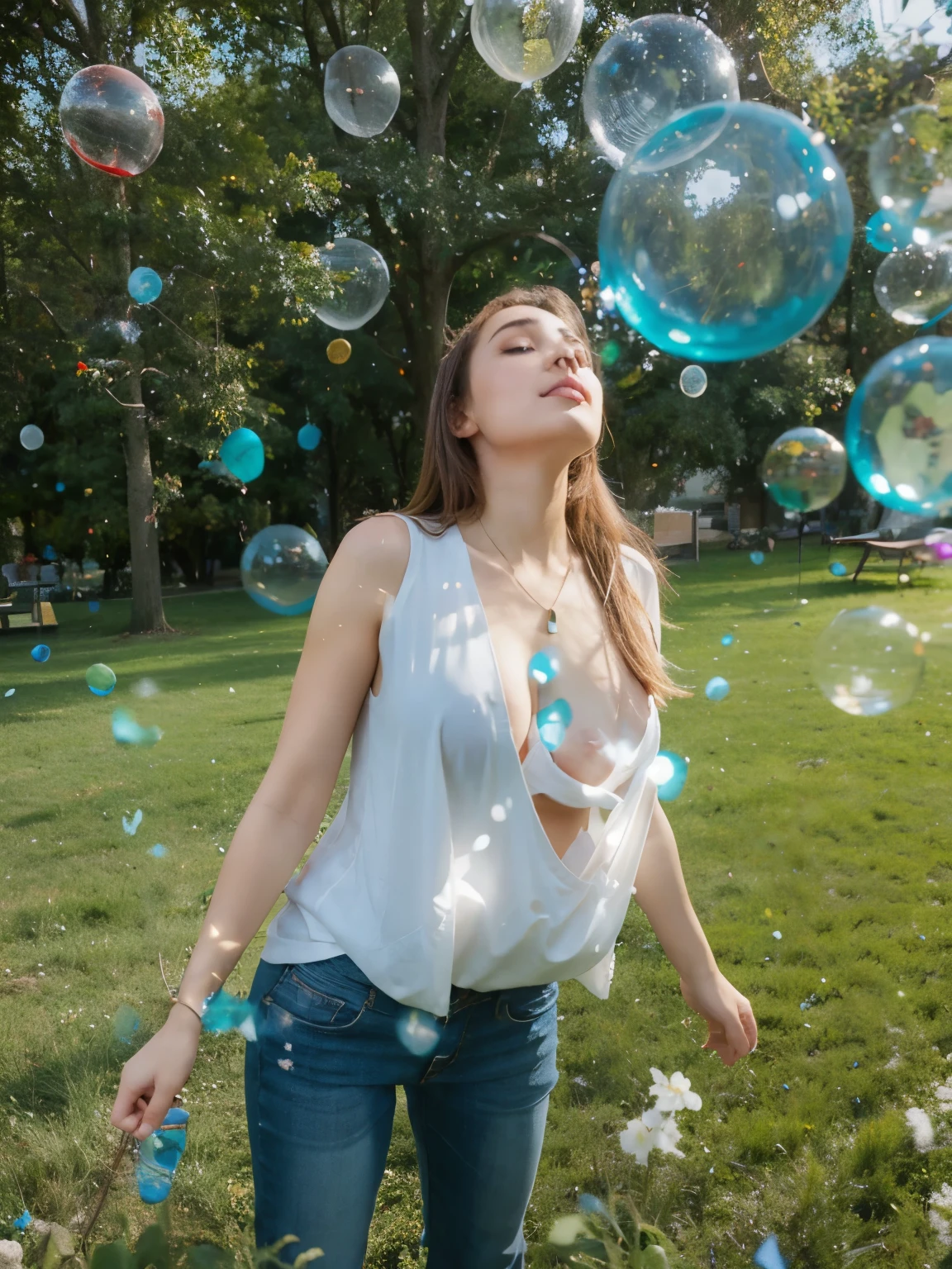 Bigger boobs show nipples