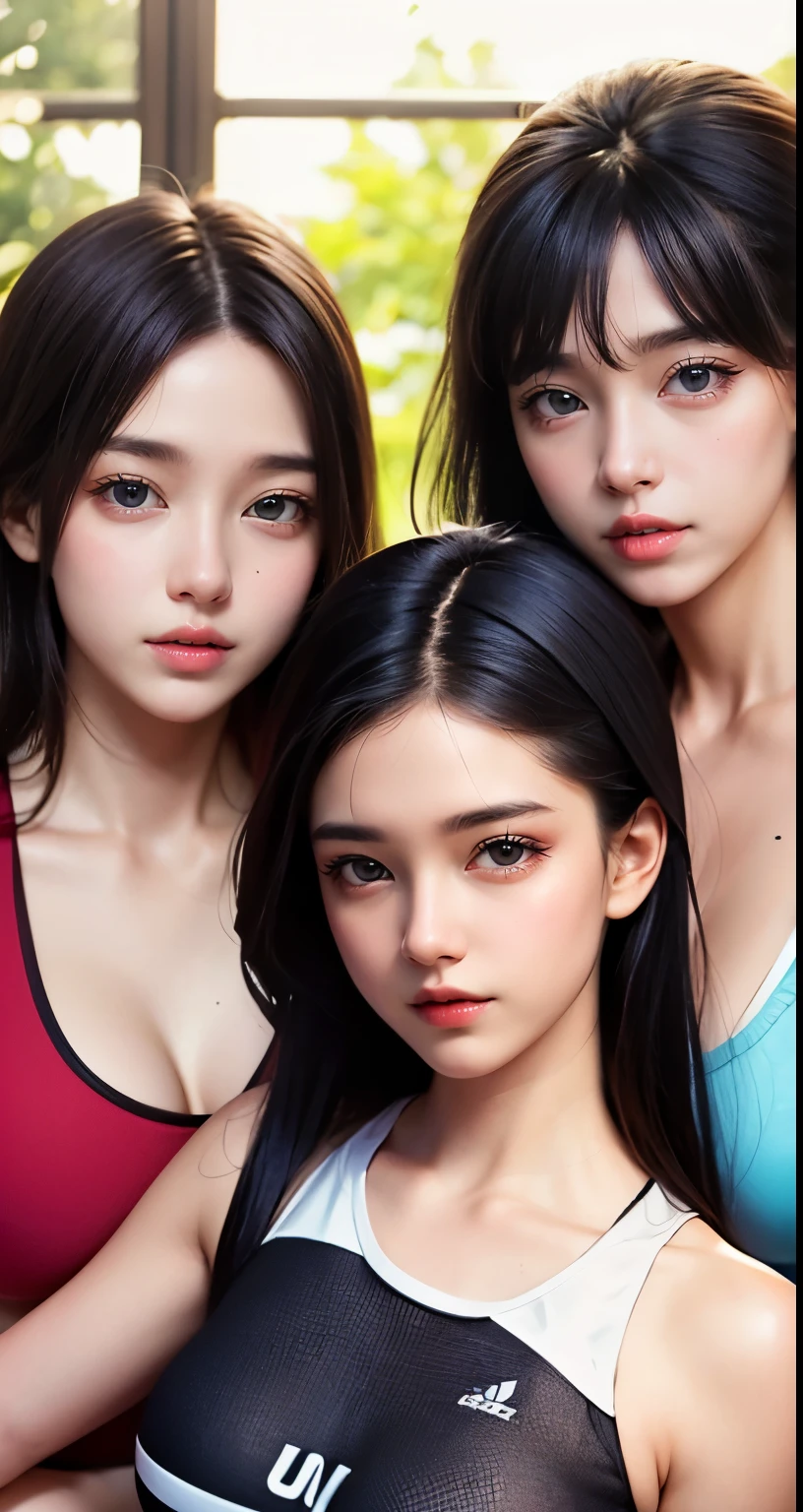 2 sexy girls, (La mejor calidad, 8k, 32K, Obra maestra, UHD:1.3), (Foto de una atractiva mujer japonesa), 2 young girls, (tetas enormes:1.1), (Cabello largo y ondulado con trenzas), gargantilla, Pale skin, Abs, cuerpo perfecto, Cara ultra detallada, Labios detallados, Ojos finos, 二重まぶた, lenceria transparente, (seductor), ((aroused:1.4)) p:\2023\13217 Kingfisher - Electric fireplaces in situs\2_Salida\2_Hace, pose sugestiva, se tocan su cuerpo