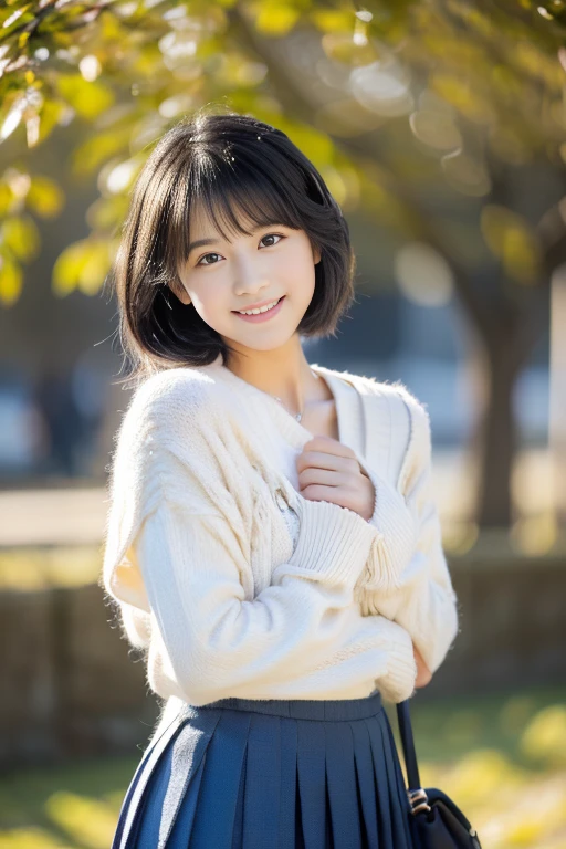 (((masterpiece))), (((full body photo,standing position))),(((walking)))、 (one beautiful girl, innocence,cute) ,ultra high resolution, reality, Super detailed, 8k,highest quality, very detailed, blurred background,thin,small breasts,(very beautiful japanese girl, detailed face:1.3), (boyish short black hair :1.4), (baby face,cute系,adorable 10 year old girl), (perfect body:1.1),((cute冬用の厚手コート,navy pleated skirt,winter fashionista))、rosy cheeks,,Super detailedな顔、detailed lips、detailed eyes、small gravure idol,transparent skin、lolita,Photoreal:1.37、bright sunny day、snow scene,Examination venue,cold morning,The morning sun dazzling,cold air、Junior high school appearance,nervous smile,tense air,A look full of determination,Many examinees in the background