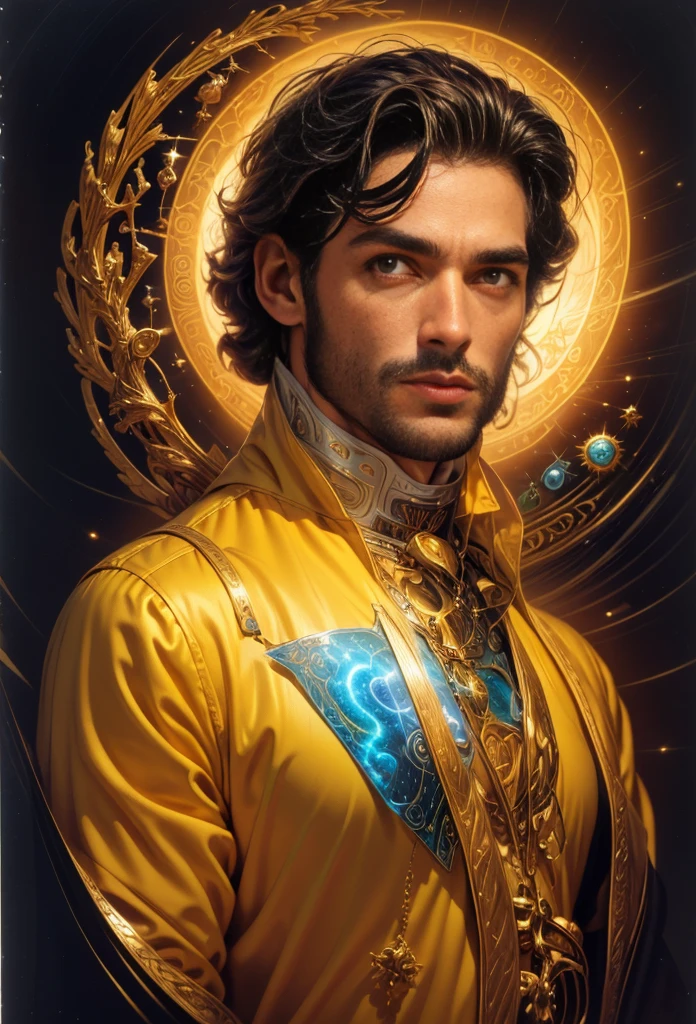 um retrato de(( um homem )) com barba, ((pernas musculosas)), ((peitoral forte e largo))in high definition, em 8K de ((um homem)) de 18 anos, (( Homem)), Deus do Mar, Deus do Oceano, Luthien, arte de deus, Deus da mitologia grega, Deus da Lua, Deus do amor e da paz, deus bonito, Mitologia do Deus da Terra, o deus Eros, Um retrato impressionante de um deus, Frank Kelly Freas, Estilo Karol Bak, ((beautiful face)), Ultra Definition, melhor qualidade, 32k ultra , Ultra HD